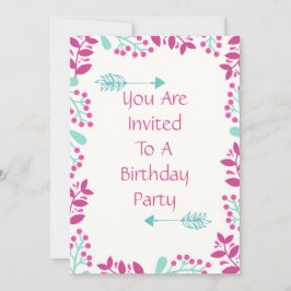 Geburtstagsparty Einladung