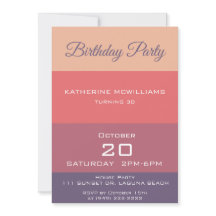 Geburtstagsparty-Fall farbige Streifen-