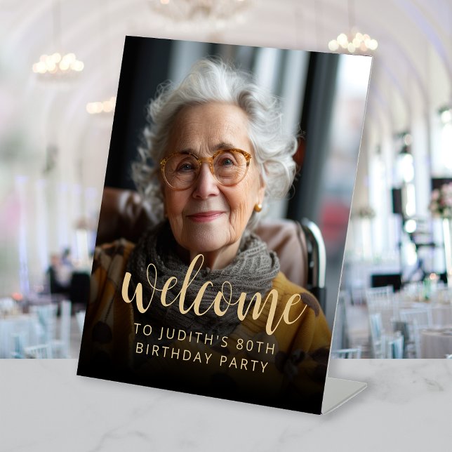 Geburtstagsparty Foto Willkommen Sockelschild (Von Creator hochgeladen)