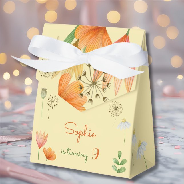 Geburtstagsparty für Katzen und Blume Geschenkschachtel (Von Creator hochgeladen)