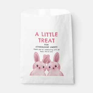 Geburtstagsparty für Mädchen mit rosa Bunnies Geschenktütchen
