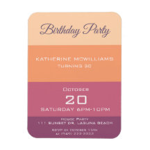 Geburtstagsparty-Harvest Palette-