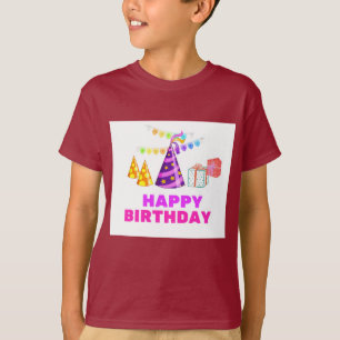 Geburtstagsparty Hats & Gifts Boys T-Shirt