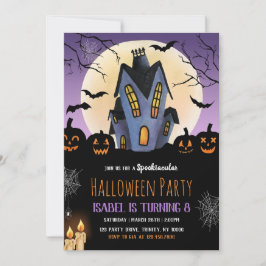 Geburtstagsparty im Spuk Haus Einladung