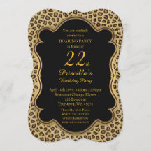 Geburtstagsparty jedes Alters, Cheetah, Black & Go