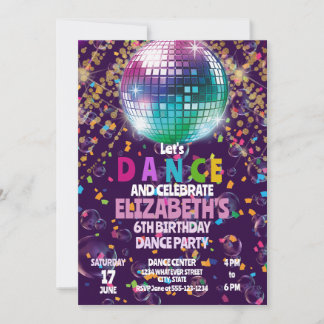 Geburtstagsparty Kids Custom Einladung