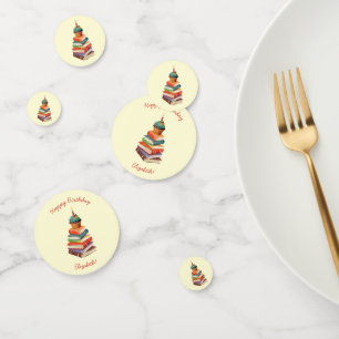 Geburtstagsparty Kinder lesen Konfetti