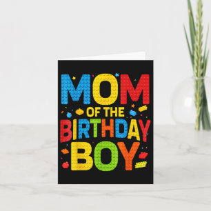 Geburtstagsparty Mama des Geburtstags Boy Shirt Bu Karte