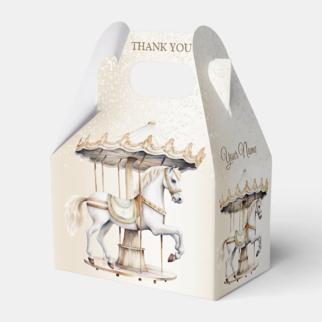 Geburtstagsparty Mergo Round Circus Karneval Geschenkschachtel (Vorderseite)