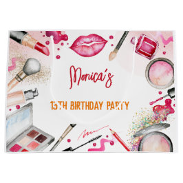Geburtstagsparty mit Schönheit und Make-up-Wellnes Große Geschenktüte