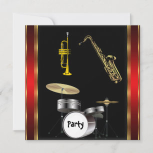 Geburtstagsparty Music Dance Einladung