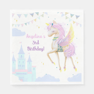 Geburtstagsparty Napkins mit einem bezaubernden Ei Serviette