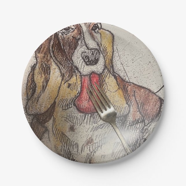 Geburtstagsparty Plate Pappteller (Vorderseite)