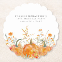 Geburtstagsparty Pumpkin Wildblume Custom