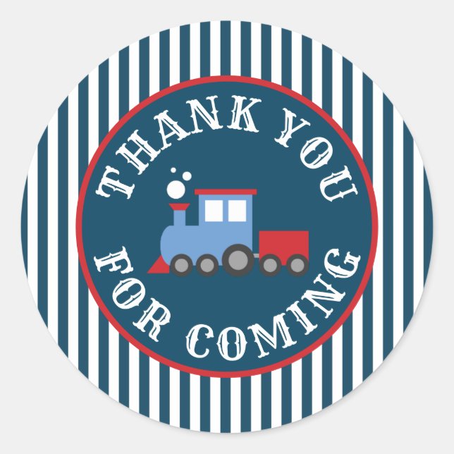 Geburtstagsparty-Sticker Runder Aufkleber (Vorderseite)