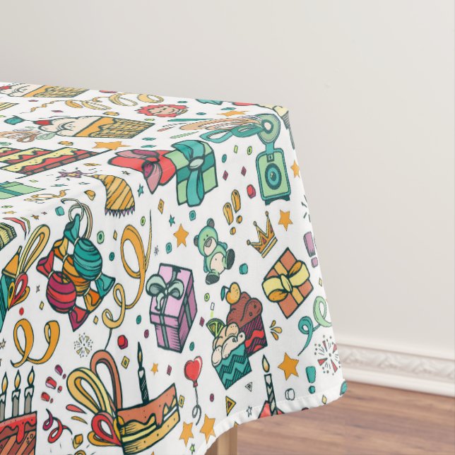 Geburtstagsparty Tischdecke (Beispiel)