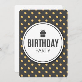 Geburtstagsparty-Urlaubskarte Feiertagskarte