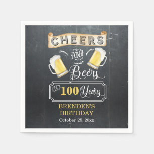 Geburtstagsparty von 100 Jahren Serviette