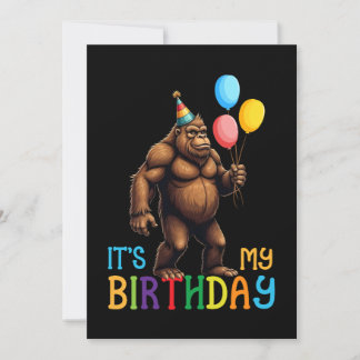 Geburtstagsparty von Bigfoot - Es ist mein Geburts Einladung