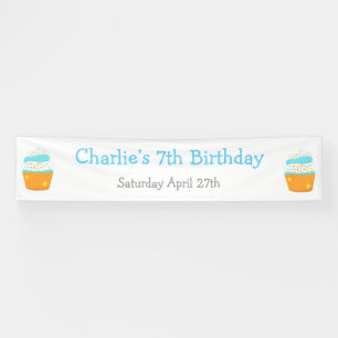 Geburtstagsparty von Cupcake und Sprinkles Banner