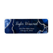 Geburtstagsparty von Navy Blue und Silver Agate Ma