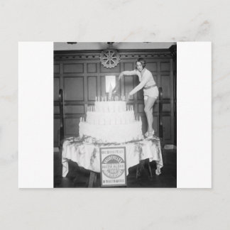 Geburtstagsparty von Vaudeville: 1926 Postkarte