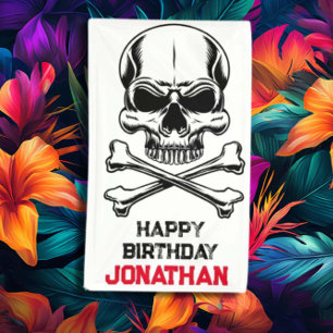 Geburtstagsparty wie ein Piraten Banner