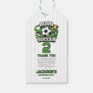 Geburtstagsparty zum 2. Geburtstag Fußball Sport T Geschenkanhänger
