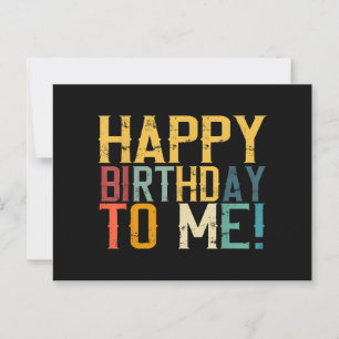Geburtstagsparty zum Geburtstag von mir Postkarte