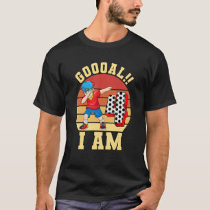 Geburtstagsparty zum Thema Fußball Geburtstag 4 Ja T-Shirt