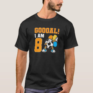 Geburtstagsparty zum Thema Fußball Geburtstag 8 Ja T-Shirt