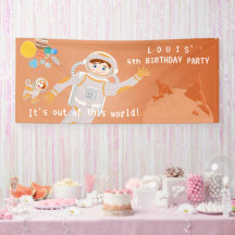 Geburtstagsparty zum Thema "Mars Astronautenjunge"