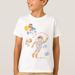 Geburtstagsparty zum Thema "Mars Astronautenjunge" T-Shirt