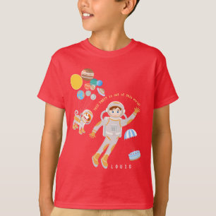 Geburtstagsparty zum Thema "Mars Astronautenjunge" T-Shirt