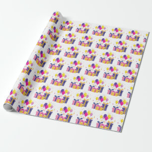 Geburtstagspenden Geschenkpapier