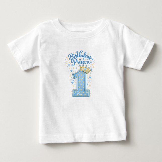 Geburtstagsprinz 1 T-Shirt (Vorderseite)