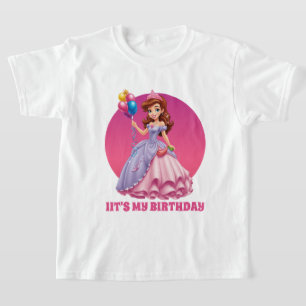 GeburtstagsPrinzessin von niedlichen Mädchen anpas T-Shirt