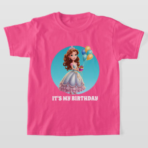 GeburtstagsPrinzessin von niedlichen Mädchen anpas T-Shirt