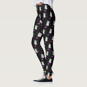 Geburtstagspudelhundesport-Leggings Leggings