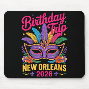 Geburtstagsreise New Orleans 2026 passend zu Mardi Mousepad