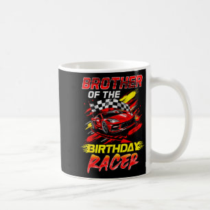 Geburtstagsrennfahrer-Rennwagen-Party-Bruder Kaffeetasse