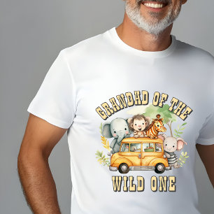 Geburtstagssafari-Tiere für den Vater der Wilden J T-Shirt