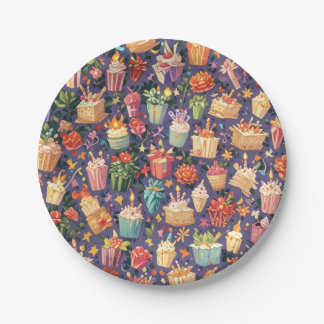 Geburtstagsschild Pappteller