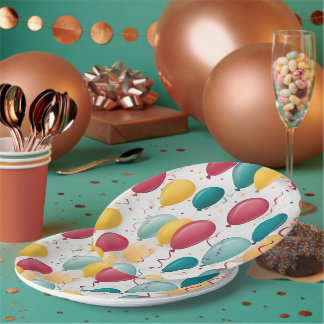 Geburtstagsschild Pappteller