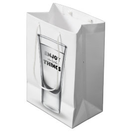 Geburtstagsschussglas mit Text Mittlere Geschenktüte