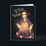 Geburtstagssegnung und ein schöner Sake Karte<br><div class="desc">Katholische Grußkarte der Seligen Madonna mit einem Rosenkranz,  zwischen Blume und ihr Lächeln spricht zu Ihnen einen gesegneten Geburtstag. Sie können die Insider-Nachricht ganz einfach ändern,  wenn Sie möchten,  einfach anpassen.</div>
