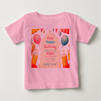 Geburtstagsspektrum Baby T-shirt
