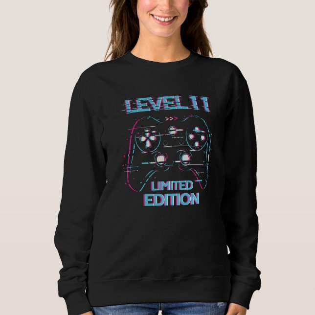 Geburtstagsspiel der Stufe 11 Sweatshirt (Vorderseite)