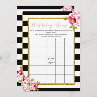 Geburtstagsspiele x2 - Wie alt | Bingospiel Einladung