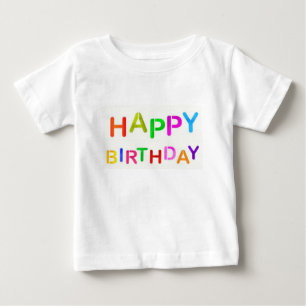 Geburtstagstext Baby T-shirt